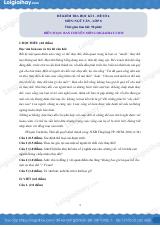 Đề thi học kì 2 Văn 8 - Đề số 6
